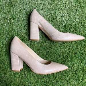 Nine West block heels - near perfect condition😍